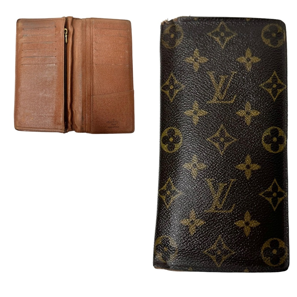Louis Vuitton Monogram Canvas Brown/Tan Long Wallet